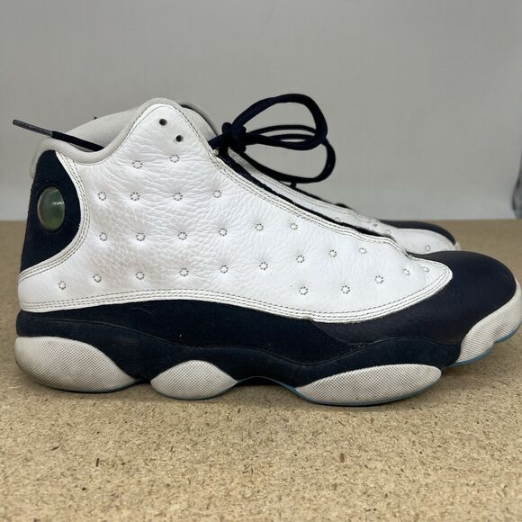 USED sz 12 Air Jordan XIII 13 "Obsidian" Basketball Shoe Retro 414571 144 - Picture 1 of 10